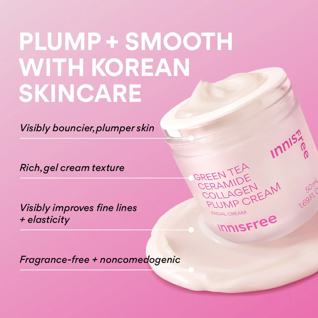 Green Tea Ceramide Collagen Plump Cream