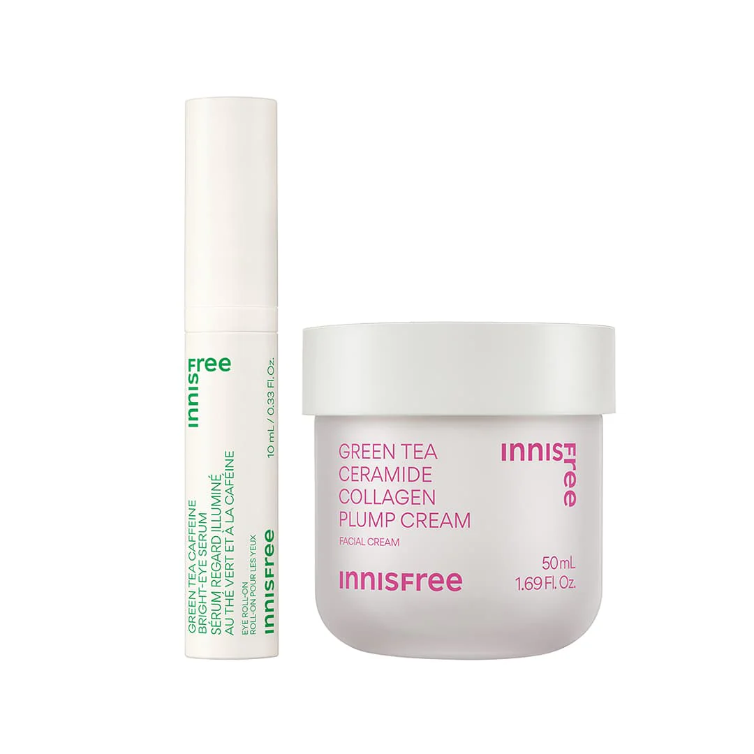 Green Tea Plump + Depuff Duo